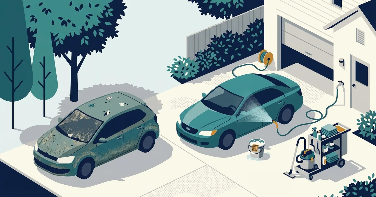 Illustration for A Car That Sat Outside All Season