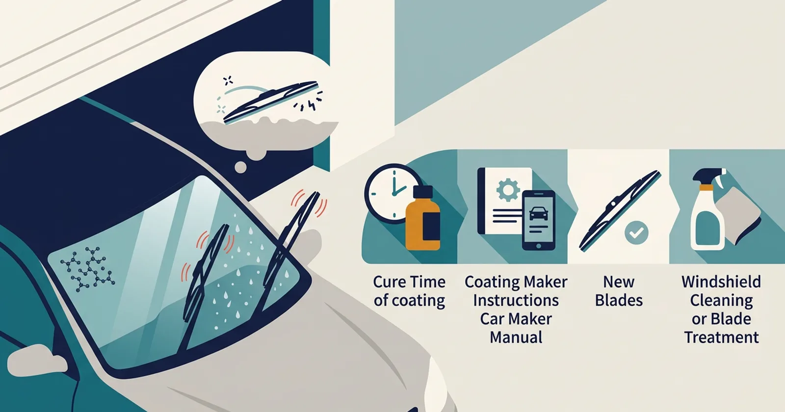 Illustration for Ceramic Coating on Your Windshield