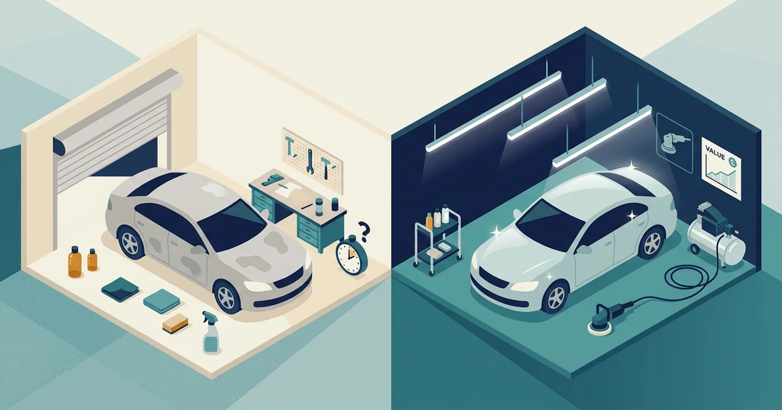 Illustration for DIY Ceramic Coating vs a $1,300 Pro Job