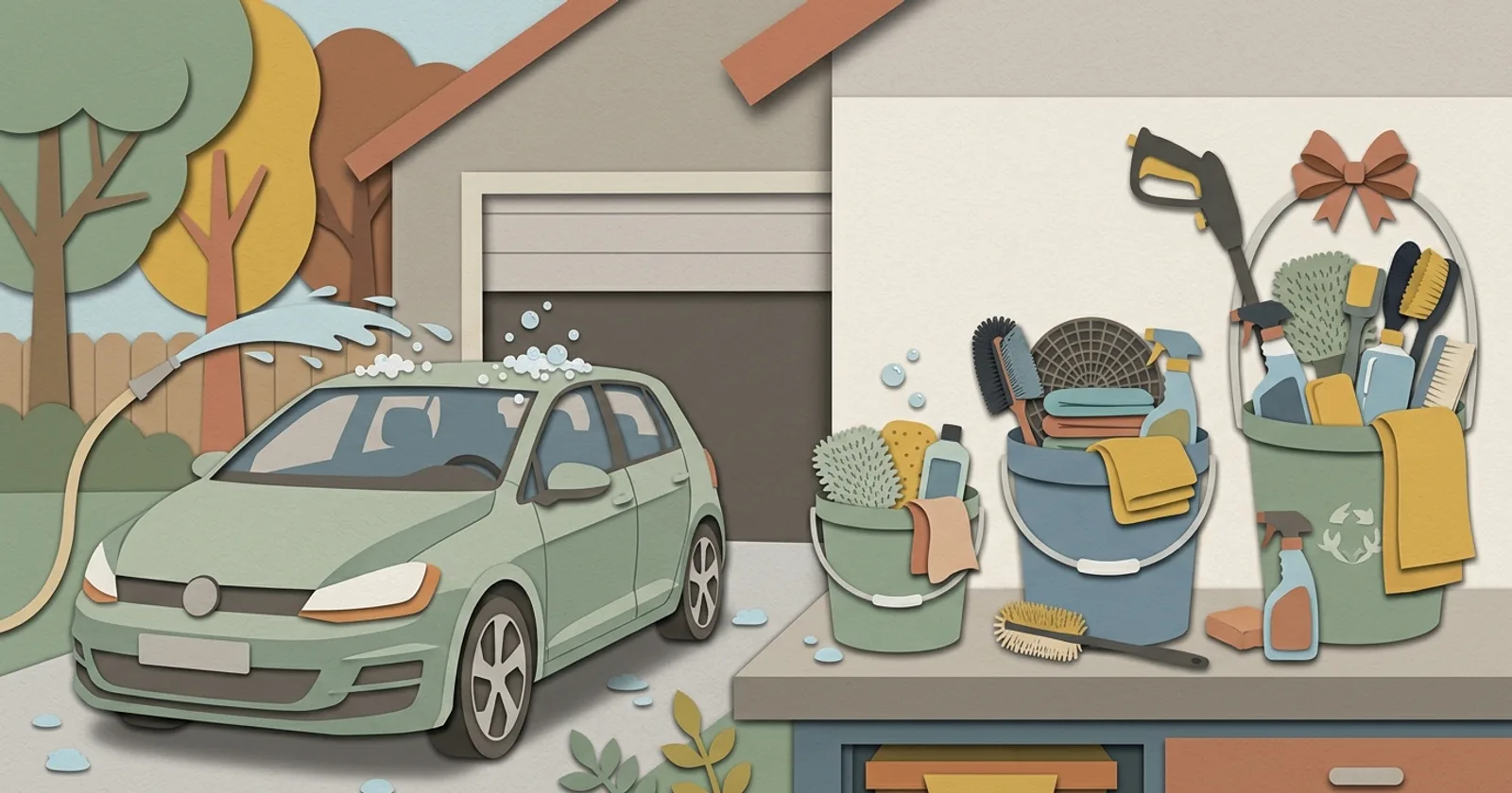 Illustration for A First New Car Gift