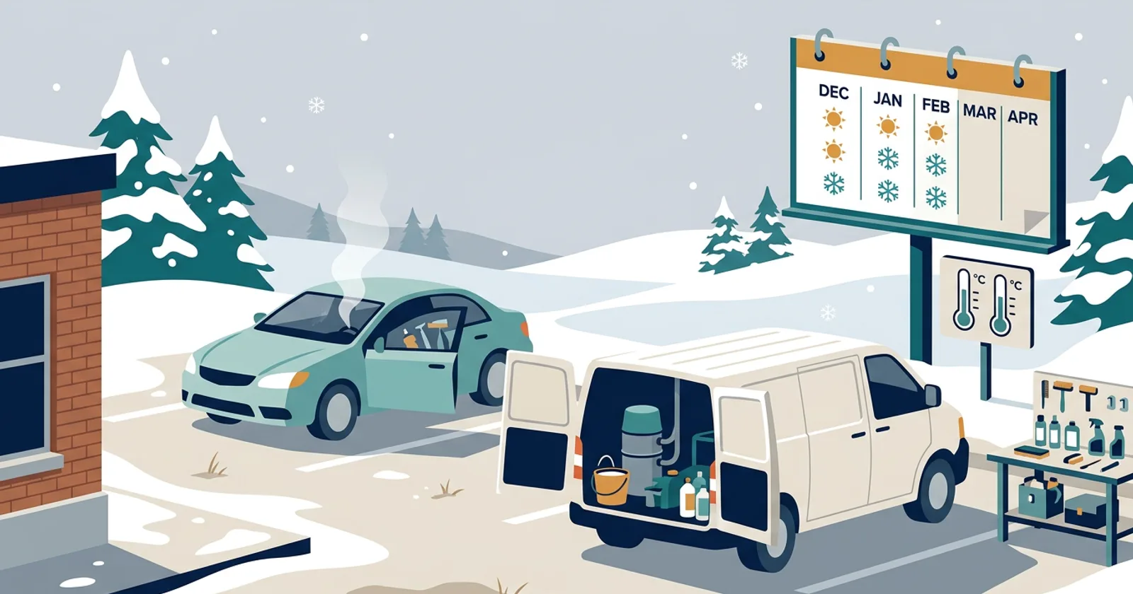 Illustration for How Mobile Detailers Get Through Winter