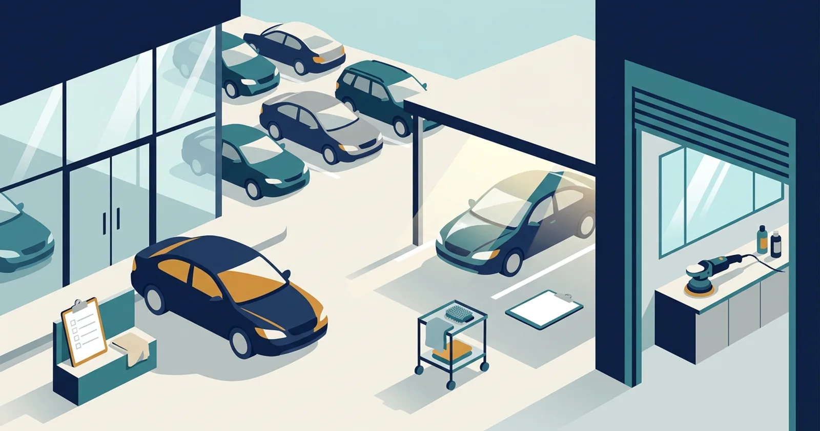 Illustration for Picking Up a New Car
