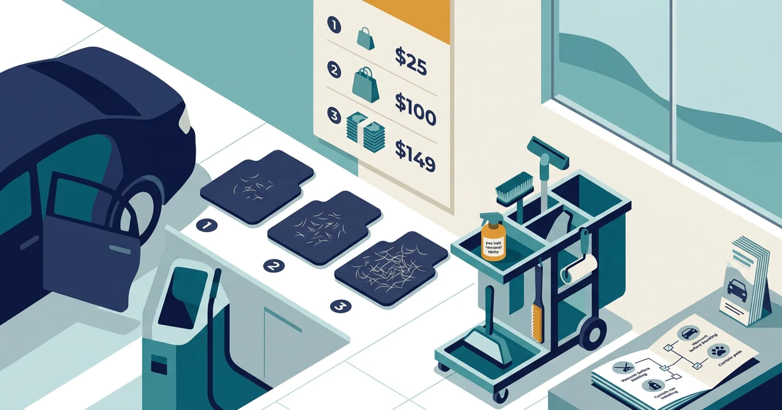 Illustration for Pet Hair Surcharges