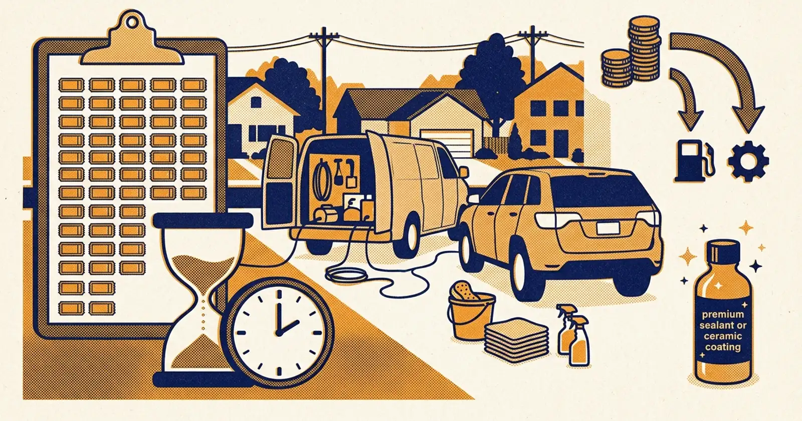Illustration for What a $10,000 Month Takes for a Mobile Detailer